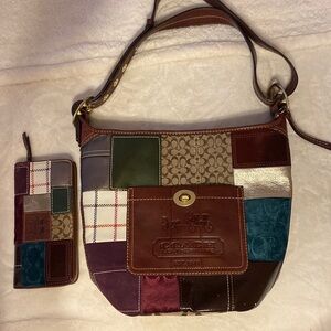 Authentic Vintage Coach purse and wallet